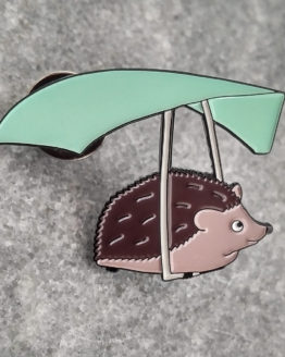 motivanimals Hedgehog Soft Enamel Pin