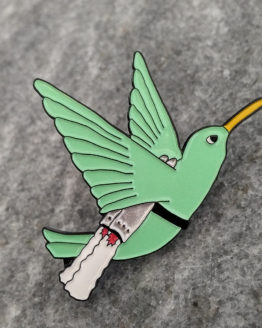 motivanimals Hummingbird Soft Enamel Pin